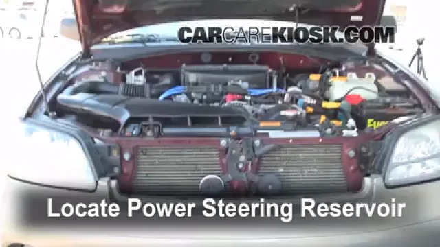 2001 Subaru Outback Limited 2.5L 4 Cyl. Wagon Power Steering Fluid Add Fluid